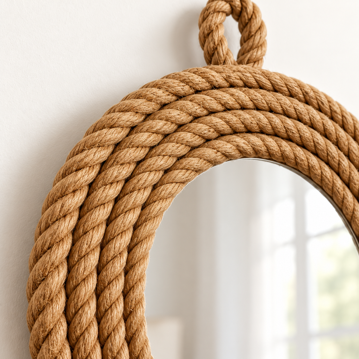 Elodie Rope Mirror — detail view